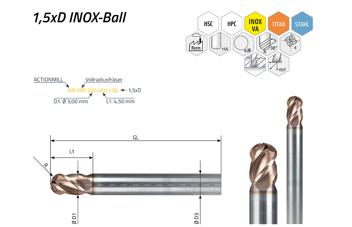 ACTIONMILL INOX-Ball Z4