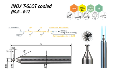 ACTIONMILL T-SLOT (T-Nutenfräser) — Ansicht 1